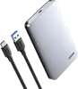 Ugreen 2.5 '' SATA disc case silver + USB-C-USB-A cable