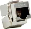 Roline Cat.6/ClassE STP Keystone jack, RJ-45, tool-free, sil