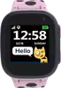 Kids smartwatch, 1.44 inch colorful screen, GPS function, Nano SIM card, 32+32MB, GSM(850/900/1800/1900MHz), 400mAh battery, compatibility with iOS and android, Pink, host: 52.9*40.3*14.8mm, strap: 23