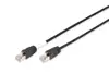 DIGITUS Professional patch cable - 10 m - black