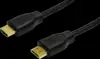 HDMI 1.4 High Speed with Ethernet kabel A->A M/M 3,0m, 4K@30Hz,crni