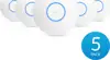 Ubiquiti UniFi AP, Security Radio i BLE - 5 pack