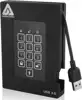 Apricorn Aegis Padlock Fortress - hard drive - 1 TB - USB 3.0