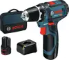 Bosch Akku-Bohrschrauber 12 V Li-Ion 1300 RPM Black, Blue, Red