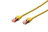 DIGITUS CAT 6 S/FTP patch cable, 1m, žuta