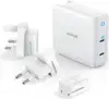Anchor charger PowerPort III 2-Port 60W with attachments EU,