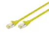 DIGITUS patch cable - 10 m - yellow