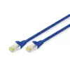 DIGITUS patch cable - 3 m - blue