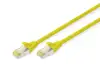 DIGITUS patch cable - 3 m - yellow