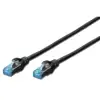 DIGITUS Premium - patch cable - 3 m - black