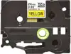 Brother Tapes TZeFX651 24mm yel/black