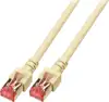 S/FTP prespojni kabel Cat.6 LSZH Cu AWG27, sivi, 7,5 m