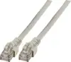 SF/UTP prespojni kabel Cat.5e PVC CCA AWG26, sivi, 2,0 m