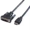 Roline Cable DVI-M - HDMI-M, 5.0 m, 11.99.5552