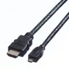 Roline VALUE HDMI, Type A M - Type D M, 2.0m, 11.99.5581