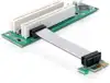 Delock Riser card PCI Express x1 > 2x PCI 32Bit 5 V with flexible cable 9 cm left insertion - riser card