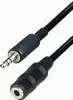 Transmedia A 54-3, Connecting Cable, 3,5 mm stereo plug - 3,5 mm stereo jack, 3,0 m, stereo, shielded
