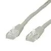 Kabel mrežni UTP, Cat. 6, 0,5m, CCA, 24AWG, Savitljivi, Sivi