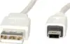 USB kabel 1,8m, Roline, AM - 5-pin, 1.8m, bež