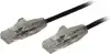 StarTech.com 3m CAT6 Cable - Black Slim CAT6 Patch Cord - Snagless - LSZH - patch cable - 3 m - black