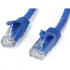 StarTech.com 5m CAT6 Ethernet Cable - Blue Snagless Gigabit CAT 6 Wire - 100W PoE RJ45 UTP 650MHz Category 6 Network Patch Cord UL/TIA (N6PATC5MBL) - patch cable - 5 m - blue