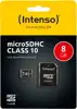 8GB Intenso MicroSDHC 20MB/s +Adapter