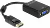 Adapter DELOCK, DP (M) na VGA (Ž)