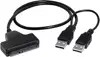 Adapter Transmedia SATA 17-5 pin na USB 2.0