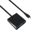 Roline VALUE adapter Micro HDMI(M) - VGA(F), 0.15m, 12.99.31