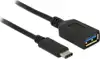 Adapter DELOCK, USB 3.1-C gen1 (M) na USB 3.1-A gen1 (M), 0.15 m