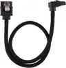 CORSAIR Premium sleeved SATA cable with 90° connector 2-pack - Black