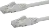 StarTech.com 50cm CAT6 Ethernet Cable, 10 Gigabit Snagless RJ45 650MHz 100W PoE Patch Cord, CAT 6 10GbE UTP Network Cable w/Strain Relief, White, Fluke Tested/Wiring is UL Certified/TIA - Category 6 -