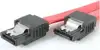 StarTech.com 18in Latching SATA Cable - SATA cable - Serial ATA 150/300/600 - SATA (R) to SATA (R) - 1.5 ft - latched - red - LSATA18 - SATA cable - 46 cm