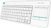 Tipkovnica Logitech K400+ Wireless Touch, bežična, bijela. unifying, USB