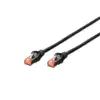 DIGITUS CAT 6 S/FTP patch cable, 0.5m, crni