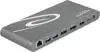 DeLOCK USB Type-C DP 1.4 Docking Station Triple 4K Display - docking station - USB-C 3.2 Gen 1 / Thunderbolt 3 - HDMI, 2 x DP - GigE