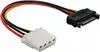 Kabel DELOCK, 15pin SATA (M) na 4pin Molex (Ž), naponski, interni, 0.12 m