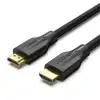 Vention Cotton Braided 8K Ultra High Speed HDMI Cable 2M Bla