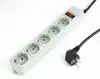 Gembird Surge protector, 5 sockets, 4,5m, white