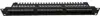 Masterlan patch panel 19" 24xRJ45, Cat6, 1U, with tie bar, black