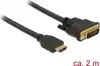 DeLOCK video cable - HDMI / DVI - 2 m