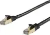 StarTech.com 7 m CAT6a Ethernet Cable - 10 Gigabit Category 6a Shielded Snagless RJ45 100W PoE Patch Cord - 10GbE Black UL/TIA Certified - patch cable - 7 m - black