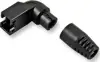 Pregibnica za RJ45, pod kutem 90°, okomito, crna