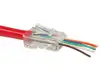 Modularni utikač RJ45 Cat.6 UTP, prolazni, za kabele AWG24-27, pak. 100 kom.
