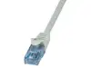 U/UTP prespojni kabel Cat.6a PVC CCA AWG26, sivi, 3,0 m