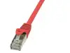 S/FTP prespojni kabel Cat.6a LSZH Cu AWG26, crveni, 1,0 m