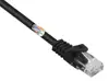 U/UTP prespojni kabel Cat.5e PVC CCA AWG26, crni, 1,0m