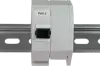 Adapter Keystone LC-D/SC-S -> DIN šina, 1-struki, plastični
