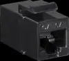 Modul Keystone RJ45 Cat.6a UTP, Ž/Ž 1:1, crni