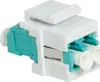 Modul Keystone opt. LC duplex Ž/Ž, multimode OM3, bijeli